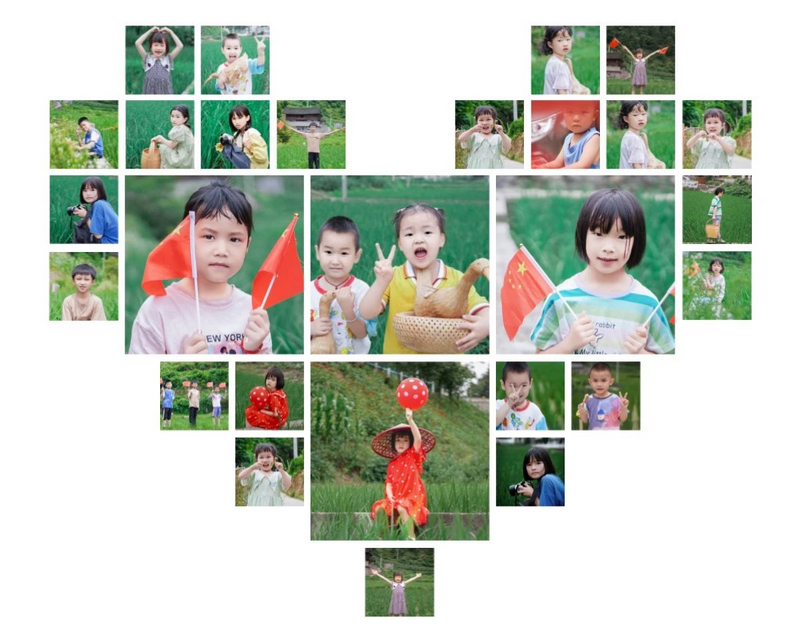 实践团队为农村少年儿童拍摄的写真。美加墨世界杯官方网站供图